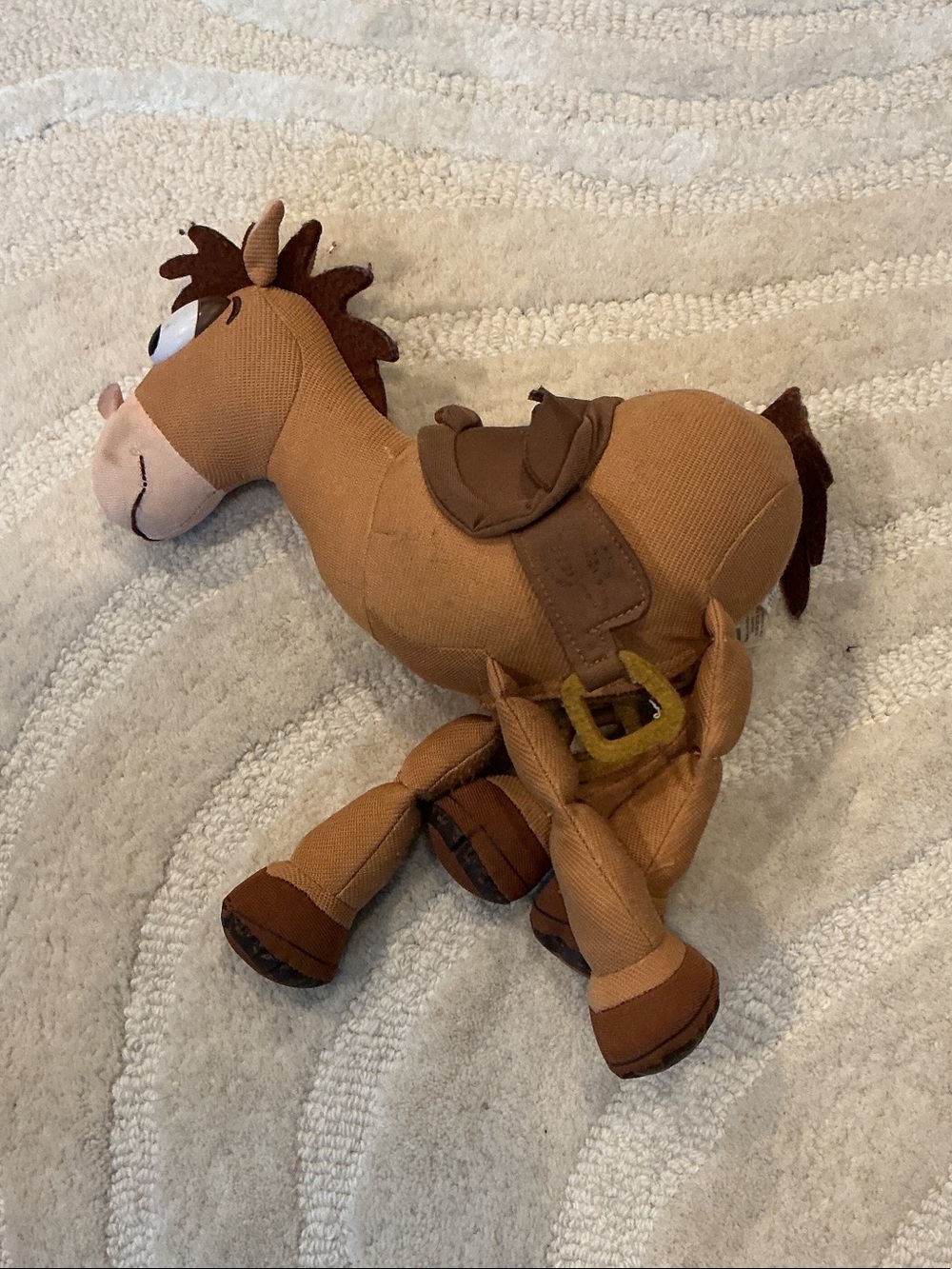 Brown Bullseye Horse Plush